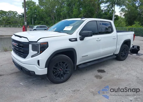 2024 GMC Sierra 1500 2Wd Short Box Elevation from USA, damaged, VIN 1GTPHCE84RZ247036
